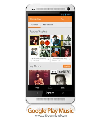 دانلود Google Play Music - برنامه موبایل موزیک پلیر گوگل