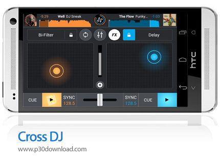 دانلود Cross DJ pro v3.2.5 - برنامه موبایل ویرایش و میکس موزیک