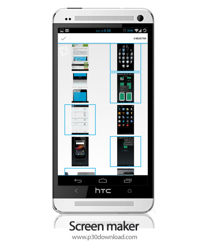 دانلود Screen maker - nice screenshot - برنامه موبایل گرفتن عکس از صفحه گوشی