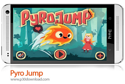 دانلود Pyro Jump - بازی موبایل شعله کوچک 