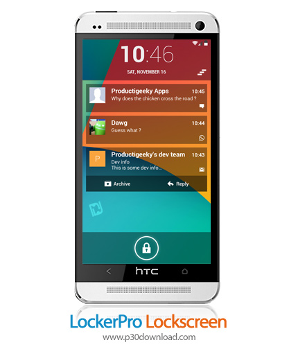 دانلود LockerPro Lockscreen - برنامه موبایل قفل صفحه گوشی متفاوت