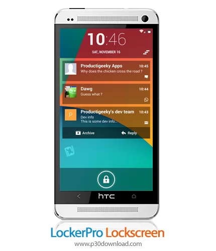 دانلود LockerPro Lockscreen - برنامه موبایل قفل صفحه گوشی متفاوت