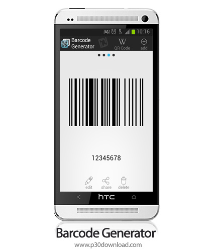 دانلود Barcode Generator - برنامه موبایل خواندن بارکد