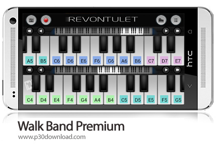 دانلود Walk Band Premium - برنامه موبایل مجموعه سازهای موسیقی