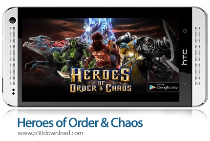 دانلود Heroes of Order and Chaos v3.6.2e + Mod - بازی موبایل قهرمانان هرج و مرج