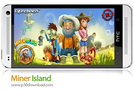 دانلود Miner Island - بازی موبایل سرزمین معدنچی (پول بینهایت)