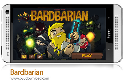 دانلود Bardbarian: Golden Axe Edition v1.4.8 + Mod - بازی موبایل مبارزه با غول ها