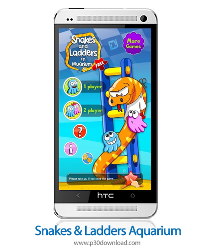 دانلود Snakes and Ladders Aquarium - بازی موبایل مار و پله