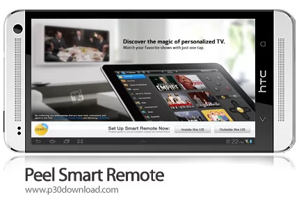 دانلود Peel Smart Remote Glaxy Tab - برنامه موبایل کنترل از راه دور برای تبلت های گلکسی