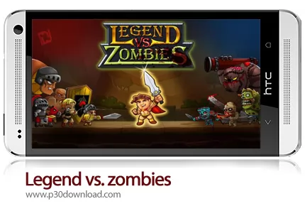 دانلود Legend vs. zombies - بازی موبایل قهرمان در برابر زامبی ها