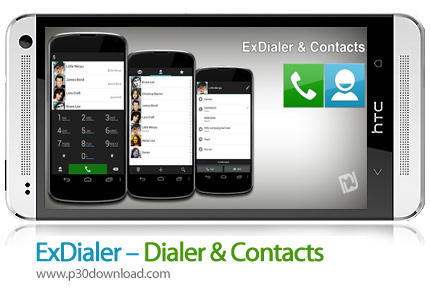 دانلود ExDialer - Dialer & Contacts - برنامه موبایل شماره گیر و اطلاعات مخاطب