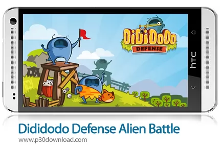 دانلود Dididodo Defense Alien Battle - بازی موبایل دفاع در برابر فضائی ها