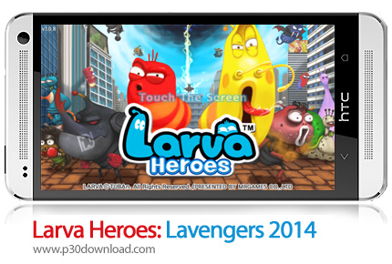 دانلود Larva Heroes: Lavengers 2014 v1.1.5 + Mod - بازی موبایل قهرمانان لارو