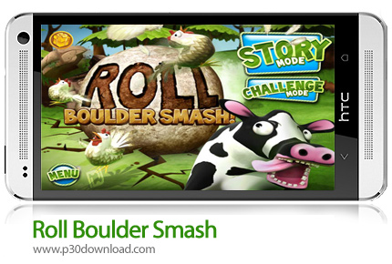 دانلود Roll: Boulder Smash - بازی موبایل تخته سنگ پر سر و صدا
