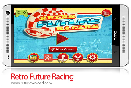 دانلود Retro Future Racing - بازی موبایل مسابقات اتومبیلرانی در آینده + پول بینهایت