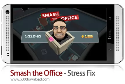 دانلود Smash the Office - Stress Fix - بازی موبایل نابود کردن دفتر کار-استرس ثابت