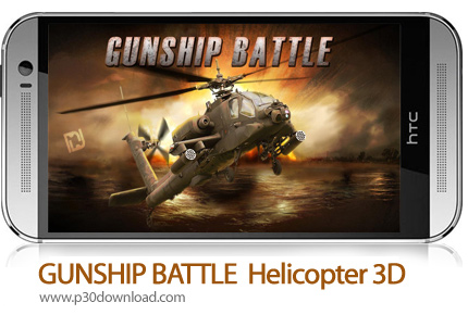 دانلود GUNSHIP BATTLE: Helicopter 3D v2.8.11 - بازی موبایل جنگ هلیکوپترها 3 بعدی
