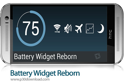 دانلود Battery Widget Reborn - برنامه موبایل ویجت باطری