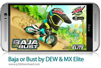 دانلود Baja or Bust by DEW & MX Elite - بازی موبایل موتورسواری