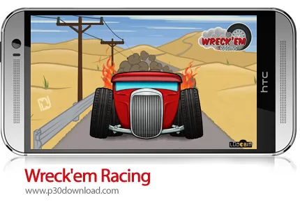 دانلود Wreck'em Racing - بازی موبایل مسابقه اتومبیلرانی بیابان