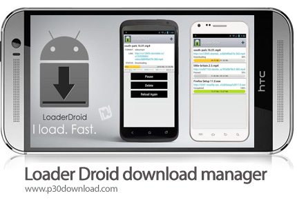 دانلود Loader Droid download manager - نرم افزار دانلود منیجر قدرتمند