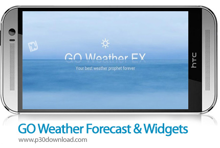 دانلود GO Weather Forecast & Widgets v6.153 - برنامه موبایل ویجت آب و هوا