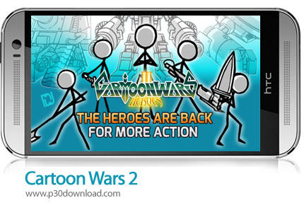 دانلود Cartoon Wars 2 - بازی موبایل جنگ های کارتونی