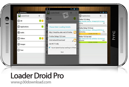 دانلود Loader Droid Pro - برنامه موبایل دانلود منیجر قدرتمند