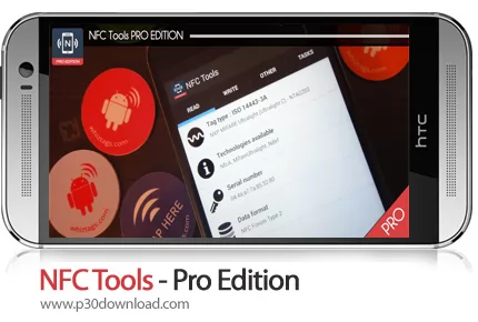 دانلود NFC Tools - Pro Edition v8.1 - برنامه موبایل ابزار حرفه ای ان فی سی