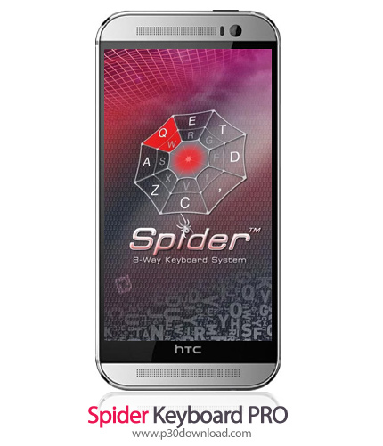 دانلود Spider Keyboard PRO - برنامه موبایل کیبورد عنکبوتی