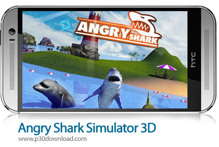 دانلود Angry Shark Simulator 3D - بازی موبایل شبیه ساز کوسه خشمگین سه بعدی