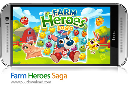 دانلود Farm Heroes Saga v5.57.7 + Mod - بازی موبایل قهرمانان مزرعه