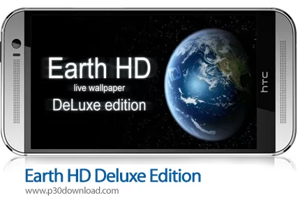 دانلود Earth HD Deluxe Edition - برنامه موبایل تصویر زمینه متحرک کره زمین