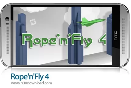 دانلود Rope'n'Fly 4 - بازی موبایل پرواز با طناب 4