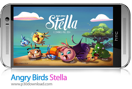 دانلود Angry Birds Stella - بازی موبایل پرندگان خشمگین استلا + نسخه مود شده