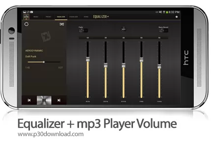 دانلود Equalizer + mp3 Player Volume - برنامه موبایل اکولایزر حرفه ای