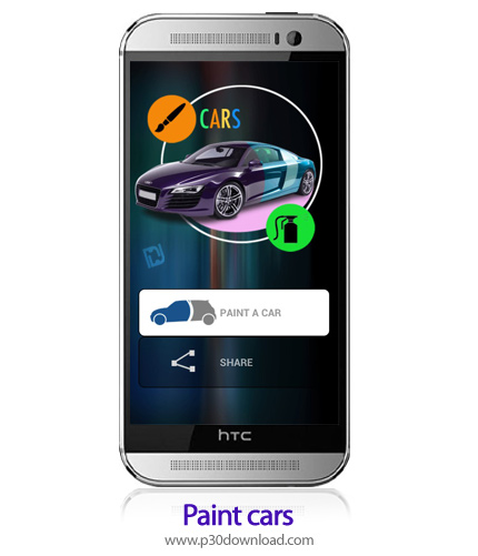 دانلود Paint cars - برنامه موبایل طراحی ماشین ها