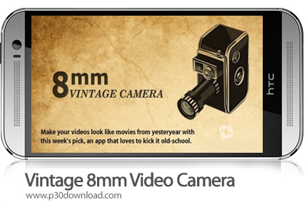 دانلود Vintage 8mm Video Camera - برنامه موبایل ضبط ویدئو به صورت کلاسیک