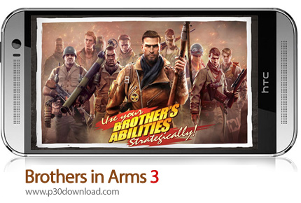 دانلود Brothers in Arms 3 v1.5.2a + Mod - بازی موبایل برادران در جنگ 3