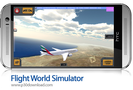 دانلود Flight World Simulator - بازی موبایل شبیه ساز پرواز جهانی