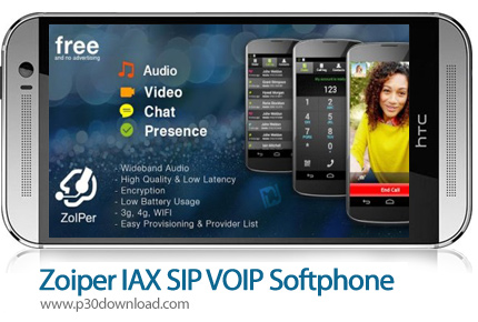 دانلود Zoiper IAX SIP VOIP Softphone - برنامه موبایل برقراری تماس با استفاده از وای فای