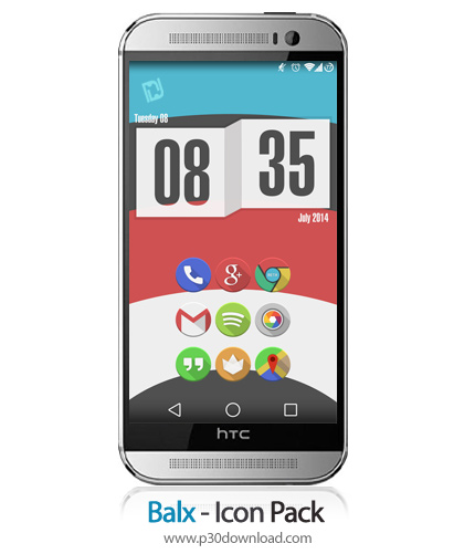 دانلود Balx Icon Pack - برنامه موبایل مجموعه آیکون های زیبا