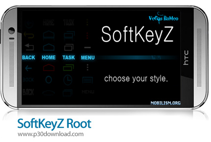 دانلود SoftKeyZ Root - برنامه موبایل تغییر کلیدهای نرم افزاری