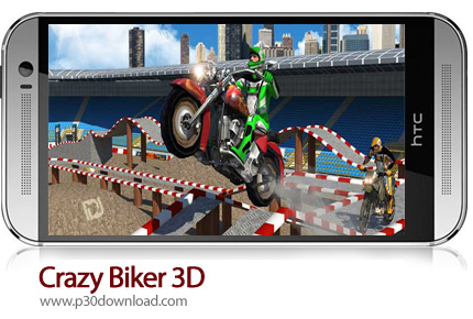 دانلود Crazy Biker 3D - بازی موبایل موتور سواری سه بعدی دیوانه وار
