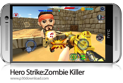 دانلود Hero Strike:Zombie Killer - بازی موبایل اعتصاب قهرمان: زامبی قاتل