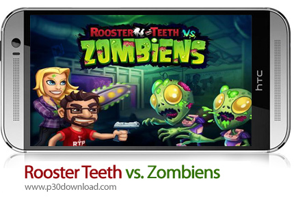 دانلود Rooster Teeth vs. Zombiens - بازی موبایل دندان خروس در مقابل زامبی ها