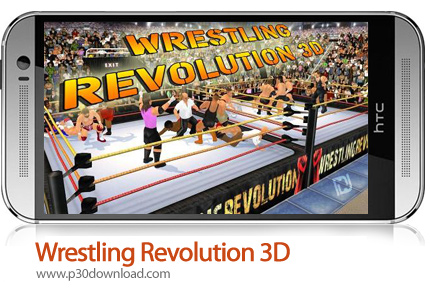 دانلود Wrestling Revolution 3D v1.71 - بازی موبایل کشتی انقلابی سه بعدی