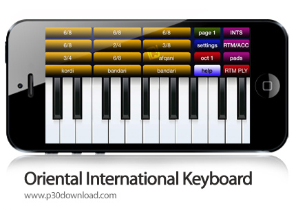دانلود Oriental - International Organ Keyboard - برنامه موبایل کیبورد مجازی