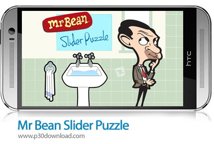 دانلود Mr Bean Slider Puzzle - بازی موبایل پازل مستربین