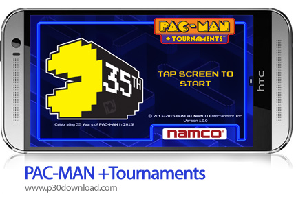 دانلود PAC-MAN + Tournaments - بازی موبایل پک من